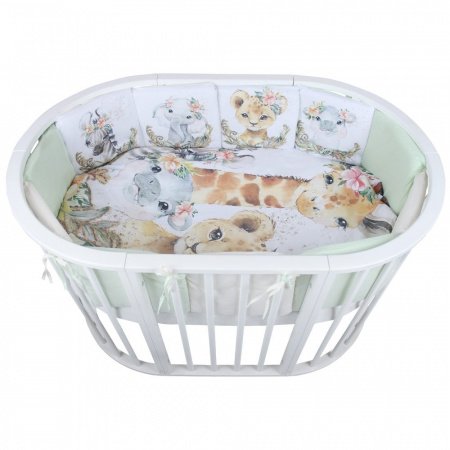 Комплект в кроватку 6 предметов МИР ИГРУШЕК (подушечки)