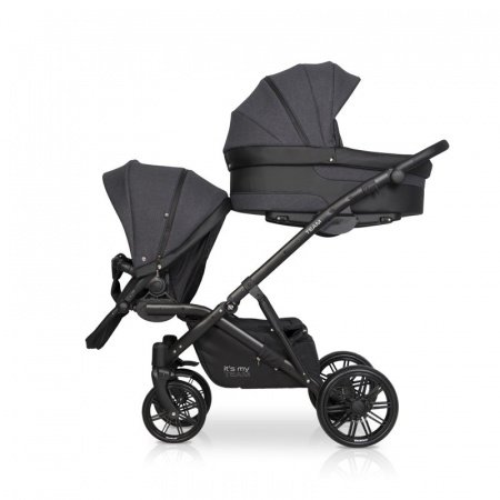 Детская коляска для двойни Riko Team 2 в 1