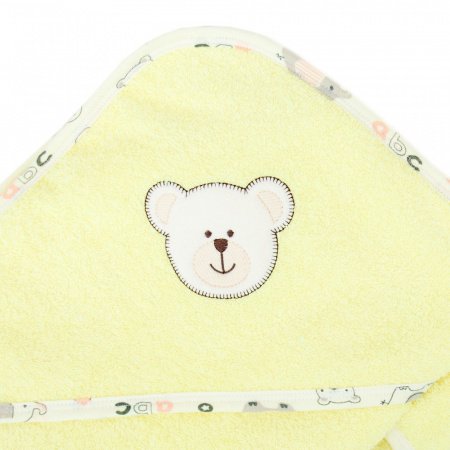 Полотенце с уголком махровое 105х105 ЗВЕРЯТА