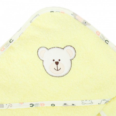 Полотенце с уголком махровое 105х105 ЗВЕРЯТА