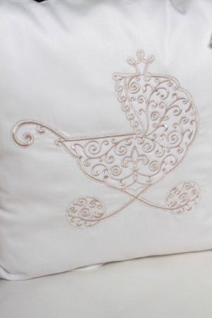 Комплект для круглой (овальной) и прямоугольной кроватки Lappetti "Колясочка"