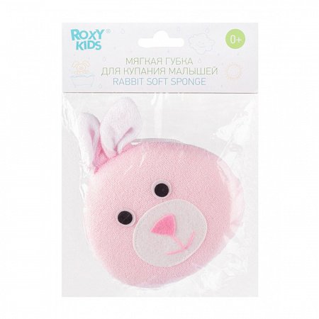 Мягкая губка для купания ЗАЙКА