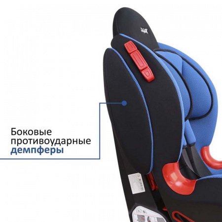 Детское автокресло SIGER Кокон-Isofix синий