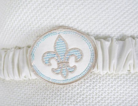 Одеяло-конверт на выписку Lappetti "Платочная вязка" (мех)