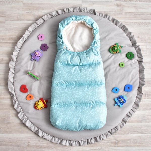 Конверт прогулочный Alis с прорезями для автокресла 90х45