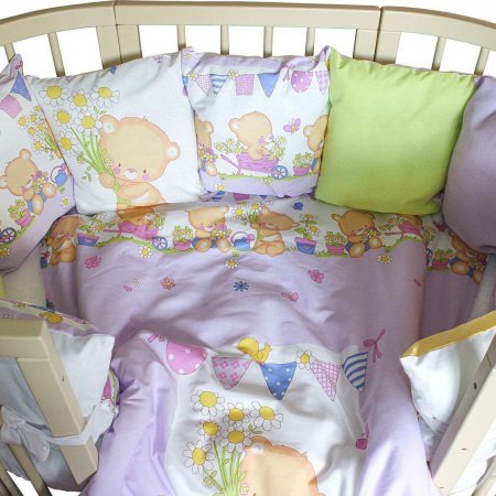 Комплект в кроватку 4 предмета L`Abeille