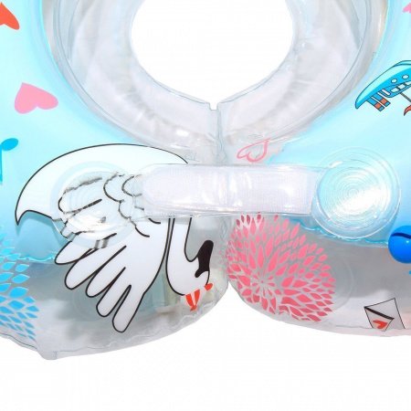 Круг для плавания FLIPPER 0+ с музыкой ЛЕБЕДИНОЕ ОЗЕРО голубой