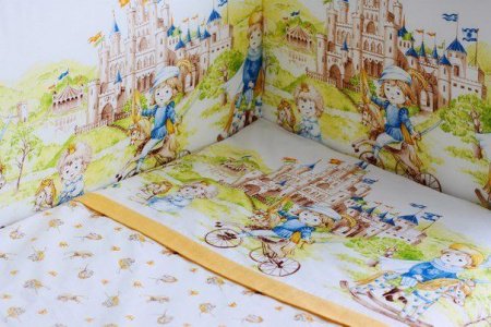 Комплект Lappetti в кроватку 6 предм. "Там снятся сказки" (для мальчика)