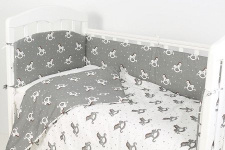 Комплект в кроватку 6 предметов Фантазия