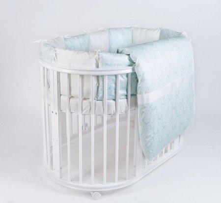 Комплект для круглой (овальной) кроватки Lappetti "Эстель"