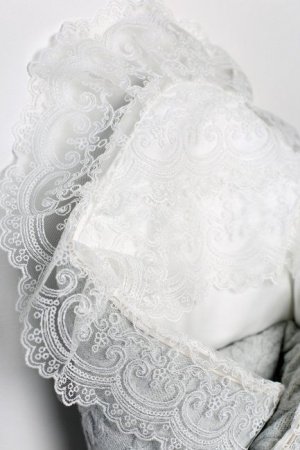 Одеяло-конверт на выписку Lappetti "Косички" (мех)