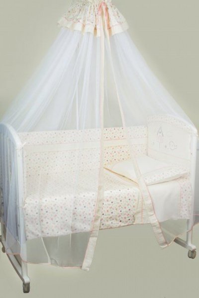 Комплект Lappetti в кроватку 3 предмета "Домик для птички"