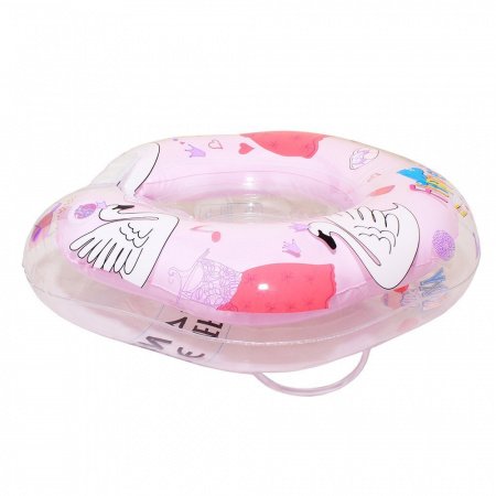 Круг для плавания FLIPPER 0+ с музыкой ЛЕБЕДИНОЕ ОЗЕРО розовый