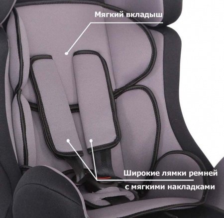 Детское автокресло Siger Диона серый