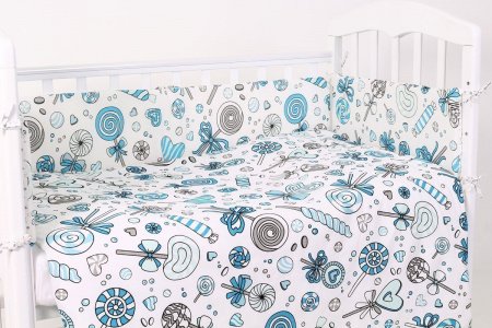 Комплект в кроватку 6 предметов Фантазия