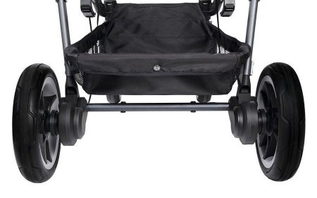 Детская Коляска TEUTONIA BeYou V4 (Elite) эко-кожа на шасси Graphite 2016 2 в 1