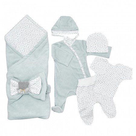 Комплект на выписку 7 предметов ЛАПУШКА