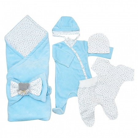 Комплект на выписку 7 предметов ЛАПУШКА