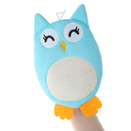 Махровая мочалка-рукавичка Baby Owl