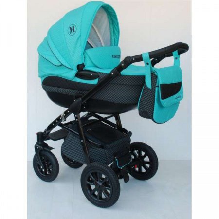 Детская коляска Tutic Maseratti 2 в 1 ( Ткань + кожа)