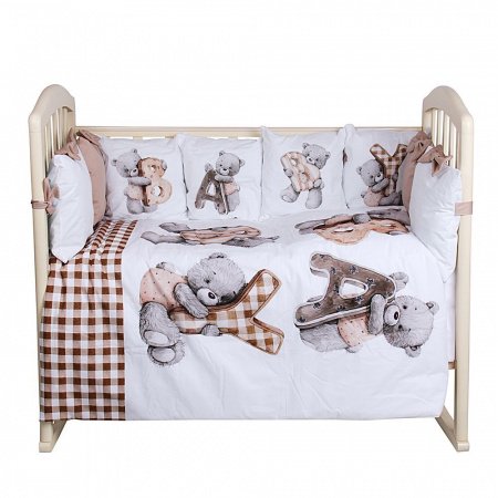 Комплект в кроватку 6 предметов БЕБИ
