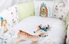 Комплект для круглой (овальной) и прямоугольной кроватки Lappetti 6 предм. "Волшебный лес"