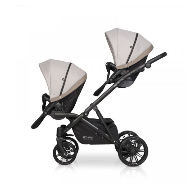 Детская коляска для двойни Riko Team 2 в 1