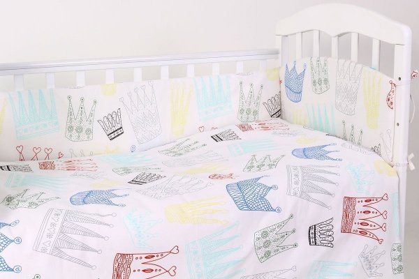 Комплект в кроватку 6 предметов Фантазия