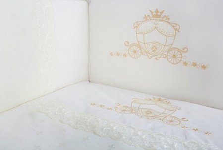 Комплект Lappetti в кроватку 6 предм. "Карета"