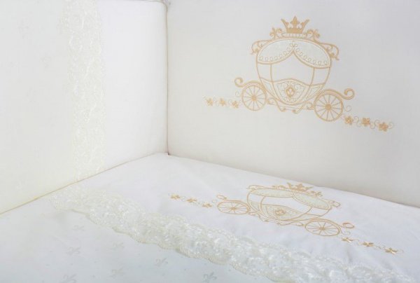 Комплект Lappetti в кроватку 6 предм. "Карета"