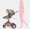 Детская коляска Hot Mom Gold Leather 2 в 1