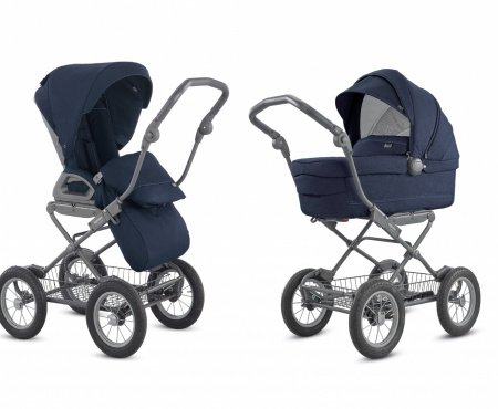 Детская коляска Inglesina Sofia System Duo 2 в 1 на шасси Ergo Bike stone grey