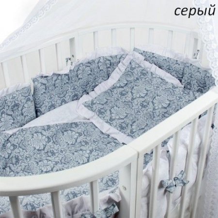 Комплект в кроватку АЛЬМА НЯНЯ 12 предметов БАРОККО new