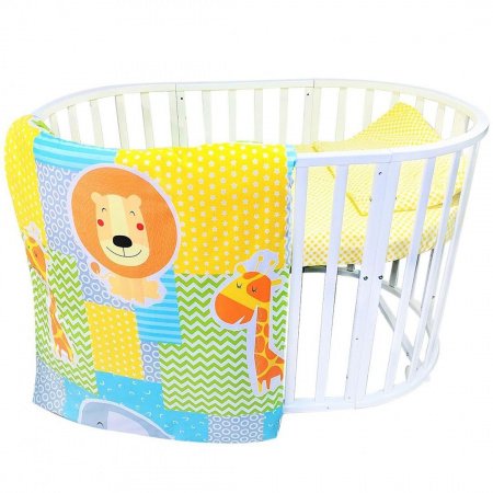 Комплект в кроватку 3 предмета Alis ЦВЕТНЫЙ СНЫ унив.