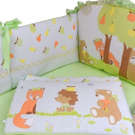 Комплект в кроватку 6 предм. МИХИ ЛИСЫ
