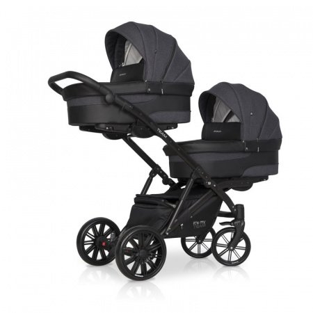 Детская коляска для двойни Riko Team 2 в 1
