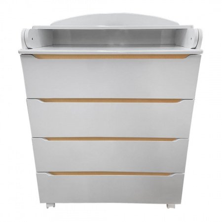 Детский комод Indigo &quot;Style&quot; 804 с широким пеленальным столиком, МДФ