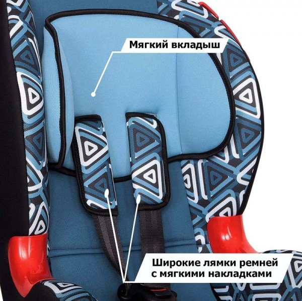 Детское автокресло Siger Art Кокон Геометрия