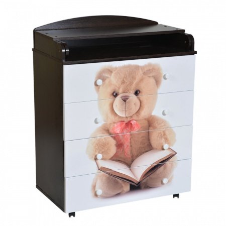 Детский комод Антел Ульяна МИШКА 800/4