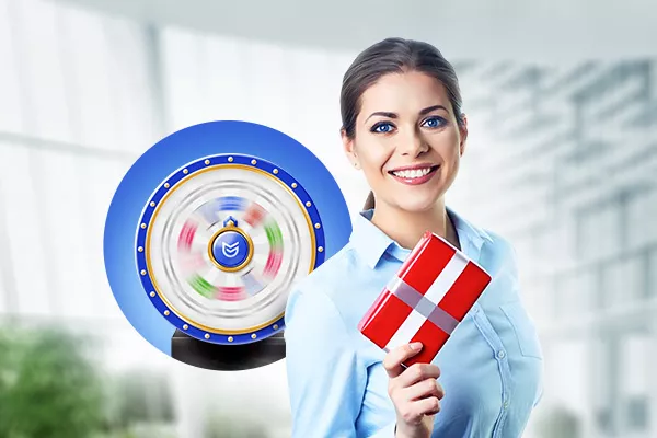 Запускаем колесо фортуны! Крути и получай призы